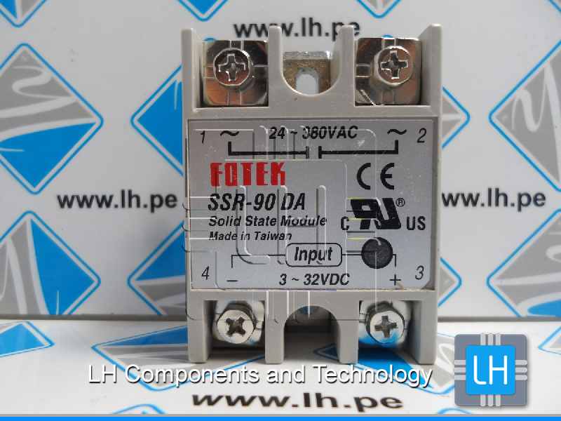 SSR-90DA       Relay estado sólido 24V-380V, 90A