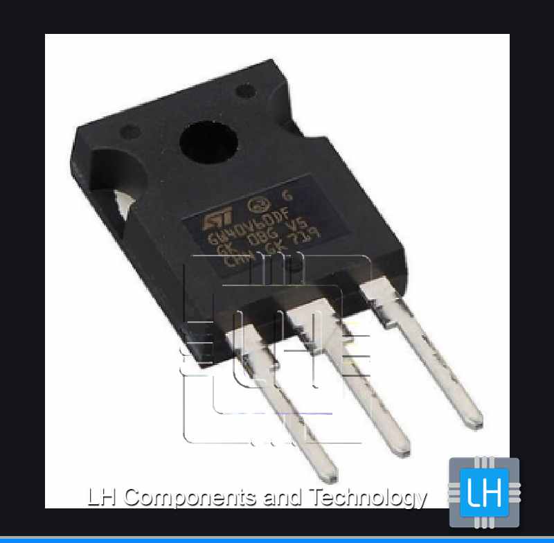 STGW40V60DF            Transistor IGBT, 600V, 80A, 283W