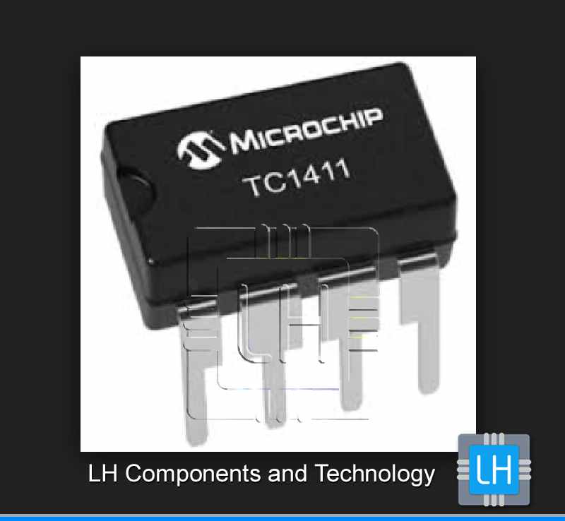 TC1411CPA     Circuito Controladores de puertas 1A Sngl Inv