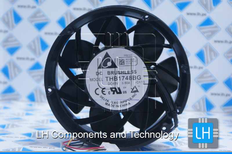 THB1748BG-CK1S              Ventiladores tangenciales CC Fan, 172x51mm, 48VDC, 607.07CFM, Ball, 4-Lead Wires, Lock Rotor Sensor, Tach/PWM