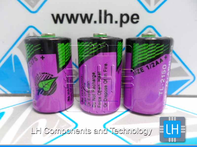 TL-2150        Bateri­a Lithium 3.6V, 1/2 AA, 1000mAh