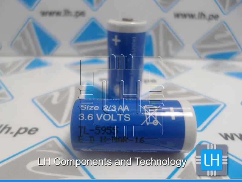 TL-5955     Batería Lithium 2/3AA, 3.6V