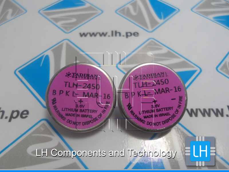 TLH-2450/P        Batería lithium 3.6V, 0.55Ah