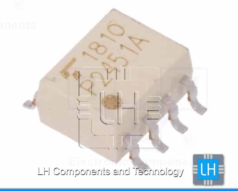 TLP2451A(TP,F)                Optoacoplador SMD, 3.75kV, SO8, 20kV/μs, 1 canal