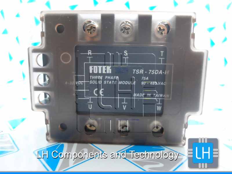 TSR-75DA-H     Relay Stado Solido 75 A, input voltage: 4- 32 V DC