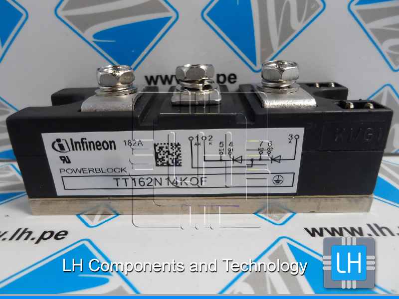 TT162N14KOF         Módulo: Thyristor; Doble serial; 1400V; 162A; BG-PB34-1