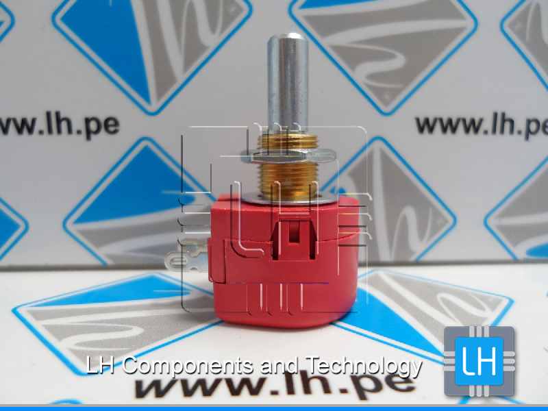 TW1102KA     Potenciómetro Giratorio 1k ohm, 6.35mm, Montaje en Panel, ±10%