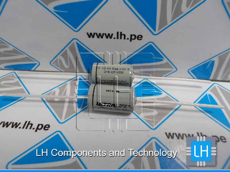 UHE-ER14250-AX     Battery Lithium 1/2AA 3.6V, 1.2Ah