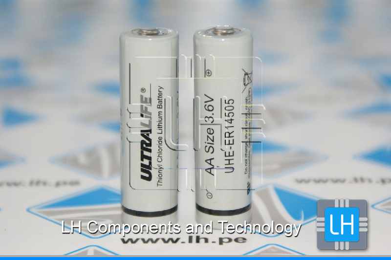 UHE-ER14505    Batería Lithium Size AA, 3.6V 2400mAh