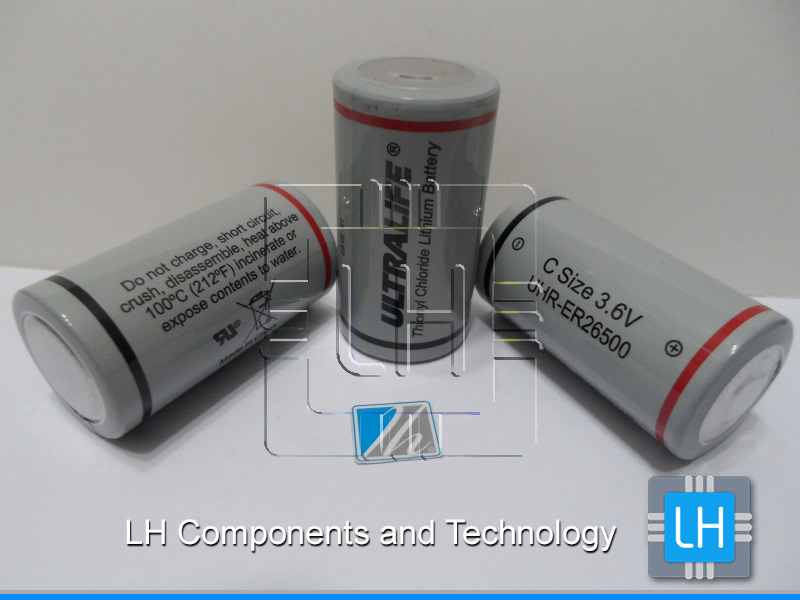 UHR-ER26500    Batería Lithium 3.6V, 6500mAh, Tamaño C