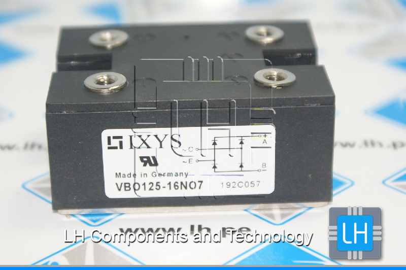 VBO125-16N07            Diodo puente rectificador 125A, 1600V