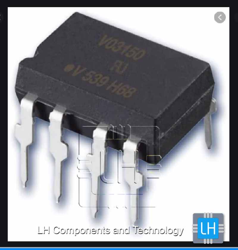 VO3150A           Optoacopladores de salida lógica 0.5A Current Out IGBT/MOSFET Drvr