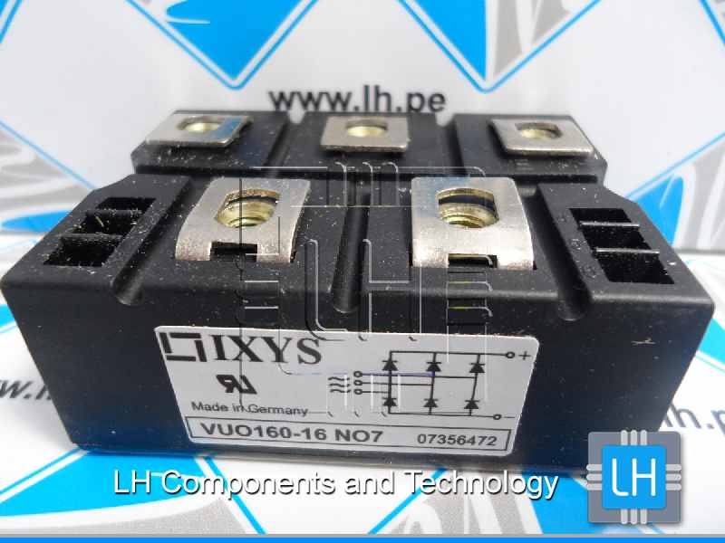 VUO160-16NO7       Bridge Rectifier Three Phase Standard 160A, 1600V