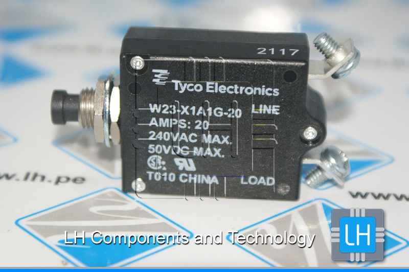 W23-X1A1G-20              Circuito Breaker Thermal 20A 240VAC 50VDC