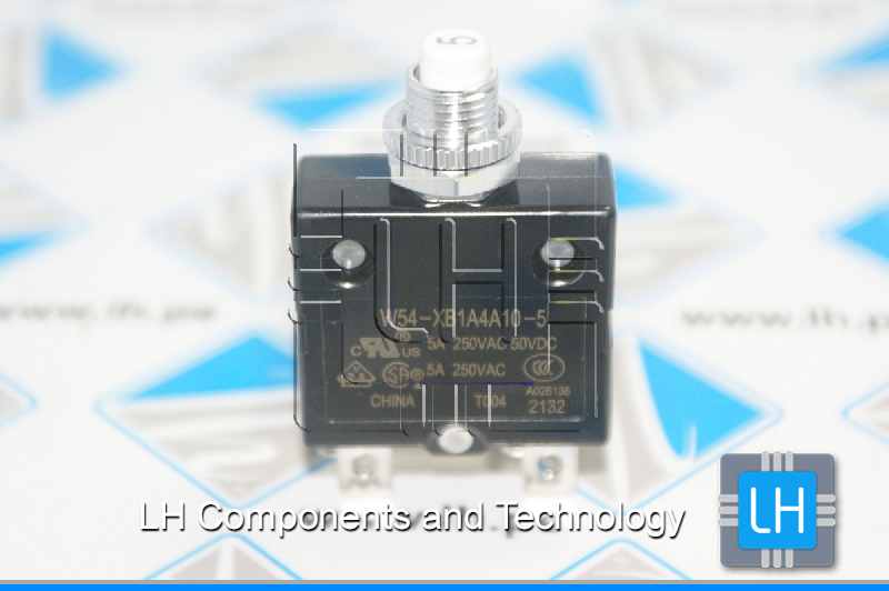 W54-XB1A4A10-5         Interruptor magnetotérmico 5A, 250VAC, 1 polo