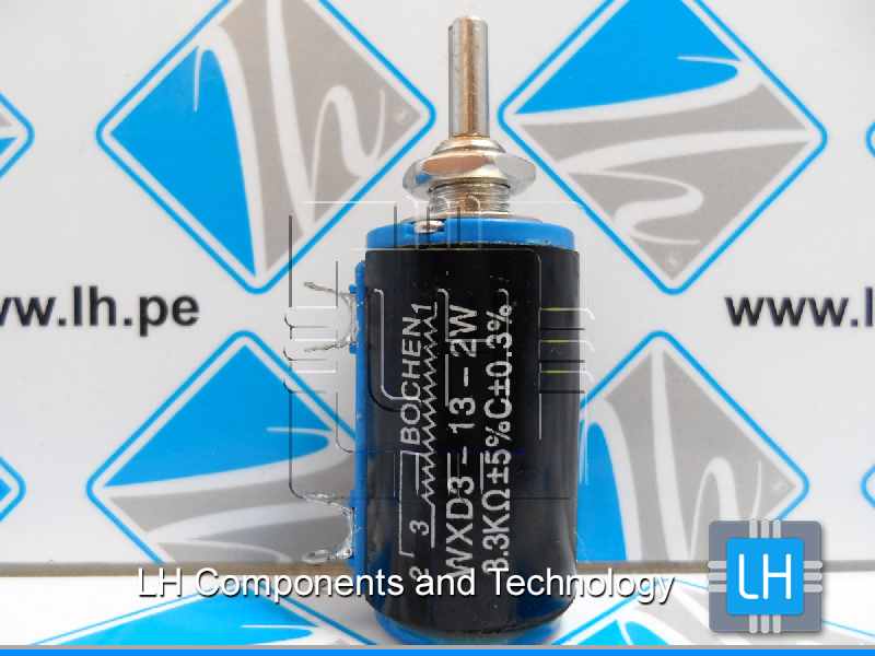 WXD3-13-3.3K 2W      Potenciómetro Multivuelta 3.3K ohm