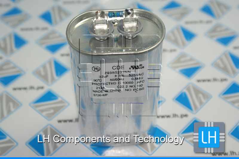 Z93S5232NN            CAPACITOR METALIZADO FILM 32UF 3% 525VAC RADIAL