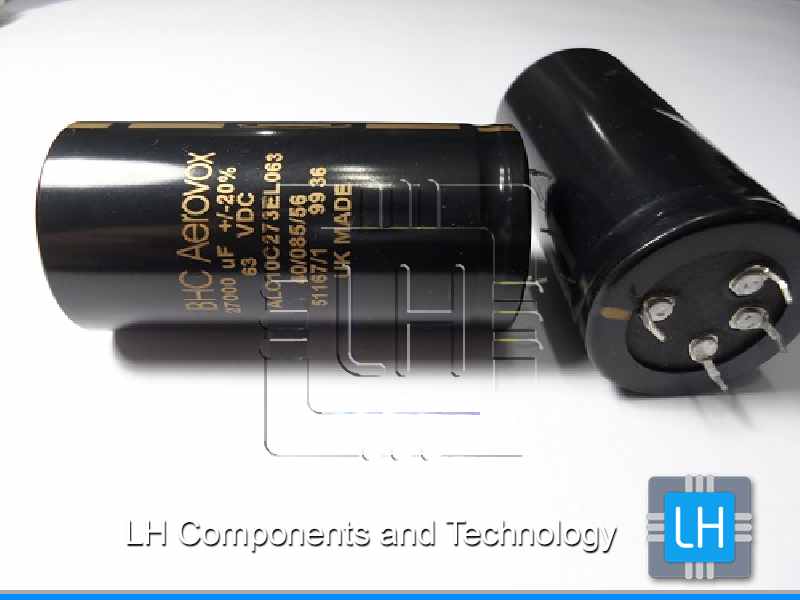 ALC10C273EL063    Condensador electrolítico de aluminio 27000UF, 63V