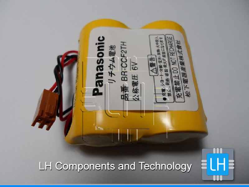 BR-CCF2TH PLC A98L-0001-0902      Batería lithium 6V, 5000mah, PLC Programmable Logic Control, con conector marrón