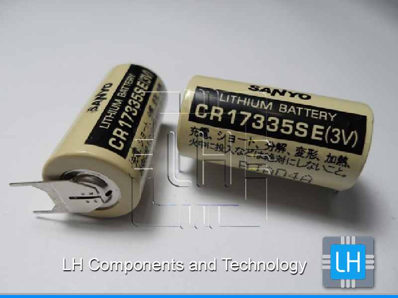 CR17335SE_3PIN      Bateria Lithium 2/3A, 3V,1800mAh 3 PINES FDK