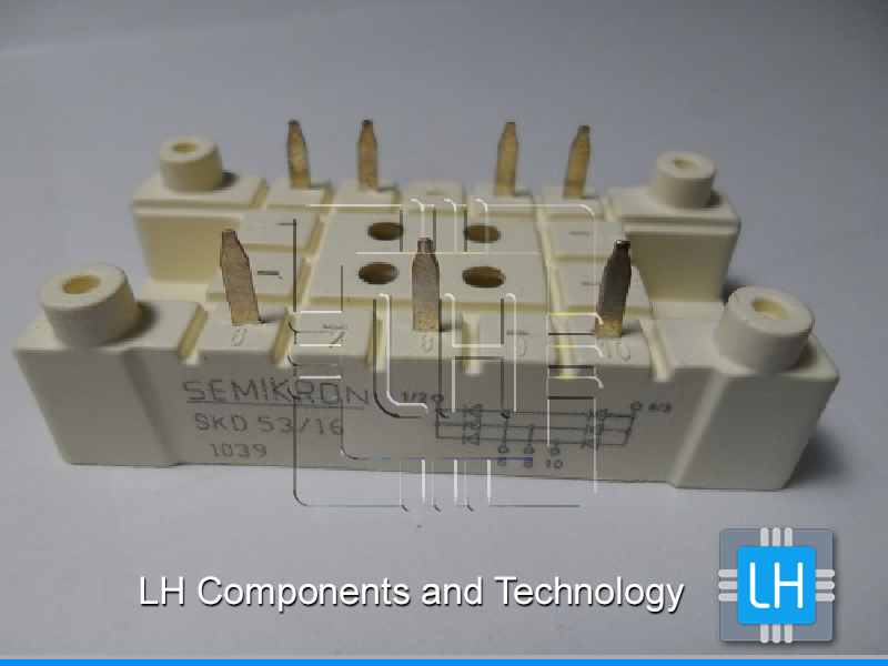 SKD53/16         DIODO BRIDGE RECTIFIER, 53A, 1600V