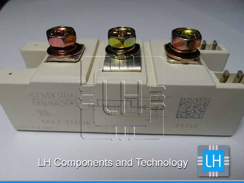 SKKT132/16E   MODULO THYRISTOR SEMIPACK2, 130A, 1600V