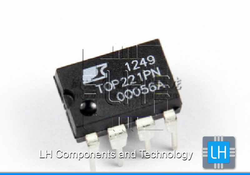 TOP221PN          Circuito integrado PMIC, CA/CC switcher, 90-110kHz, DIP8, 700V